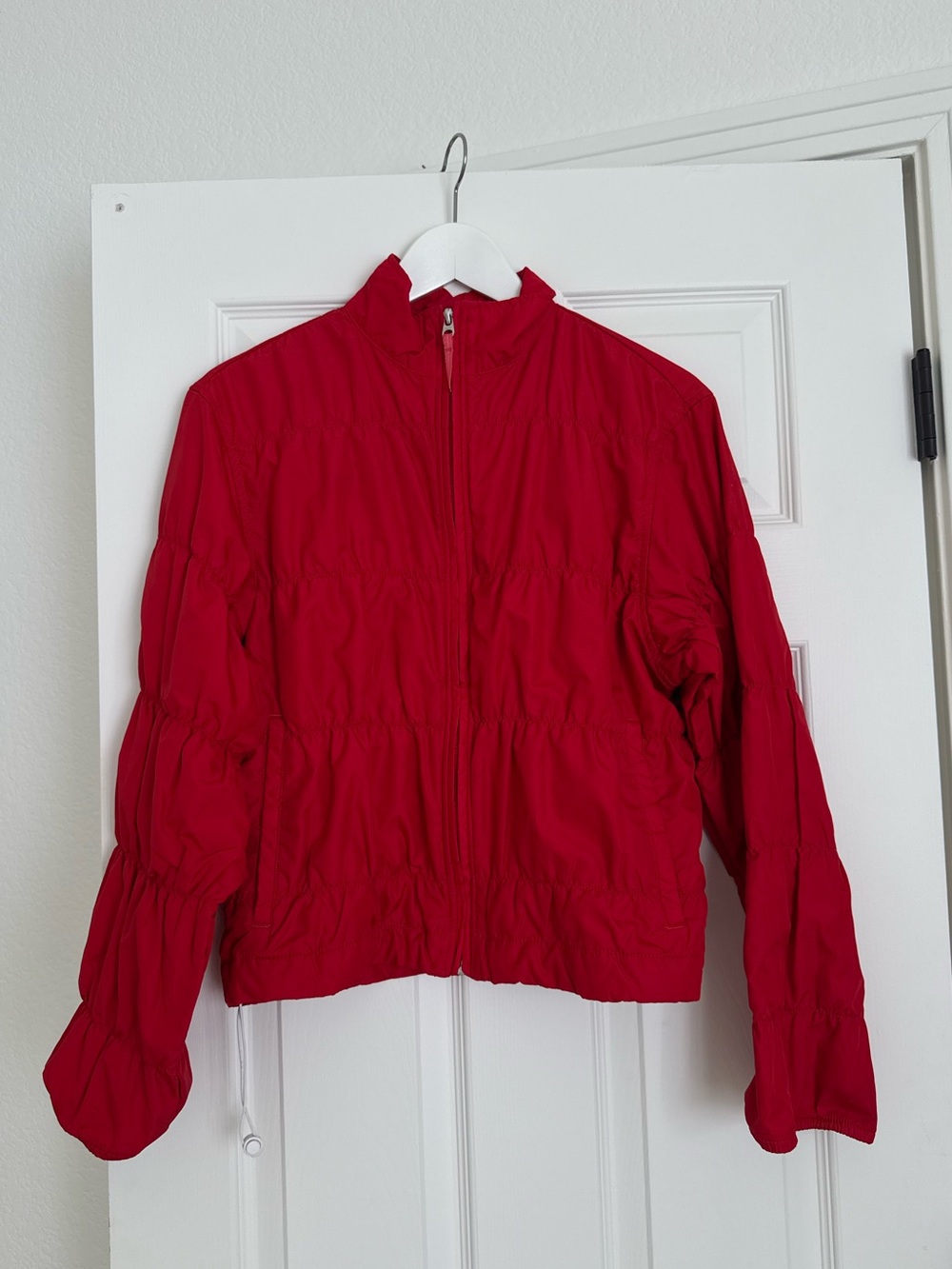 Nike Red Women's Lightweight Zip-Front Jacket